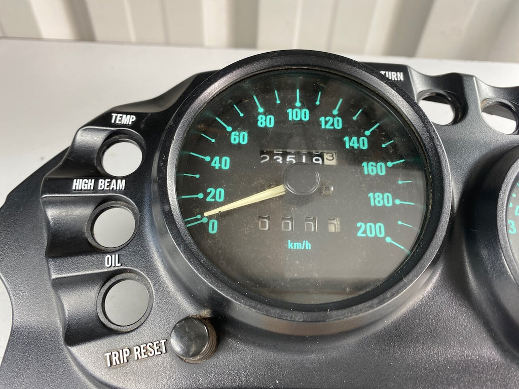 Kawasaki KLE500 Dashboard Meters Instruments KMH - Tested