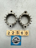 Honda VF750 VF700 Pair of Exhaust Pipe Joints Flange 18231-MB0