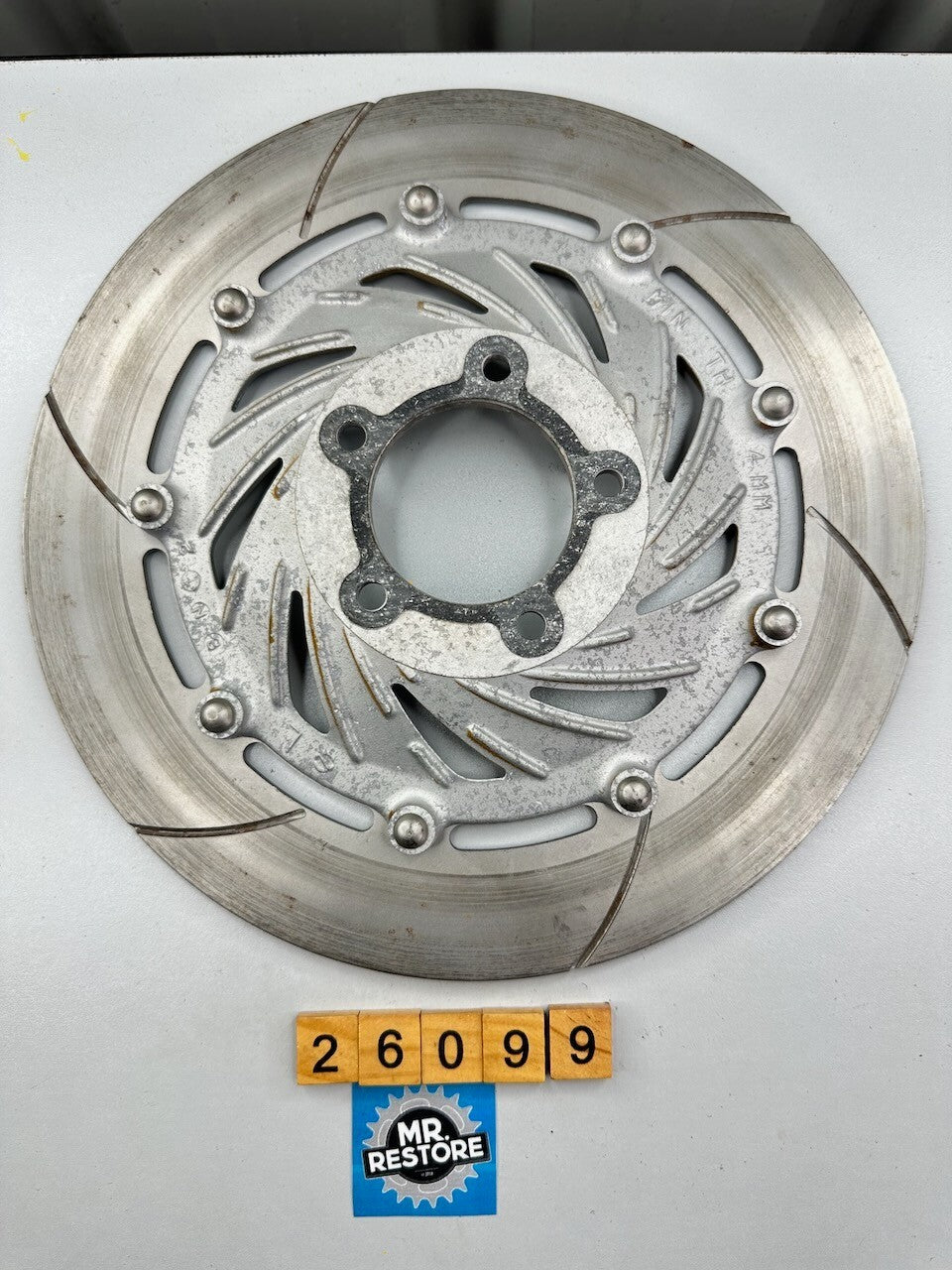 Honda VF750 FD OEM Front Left Brake Disc Rotor with 4.49mm Remaining