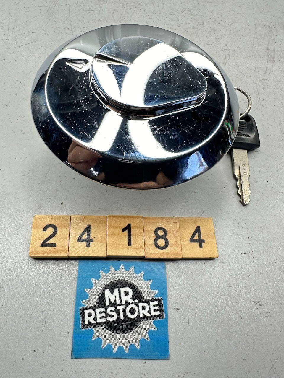 Honda CB 1000 900 750 650 450 125 CBX1000 GL650 OEM Fuel Tank Cap & Key