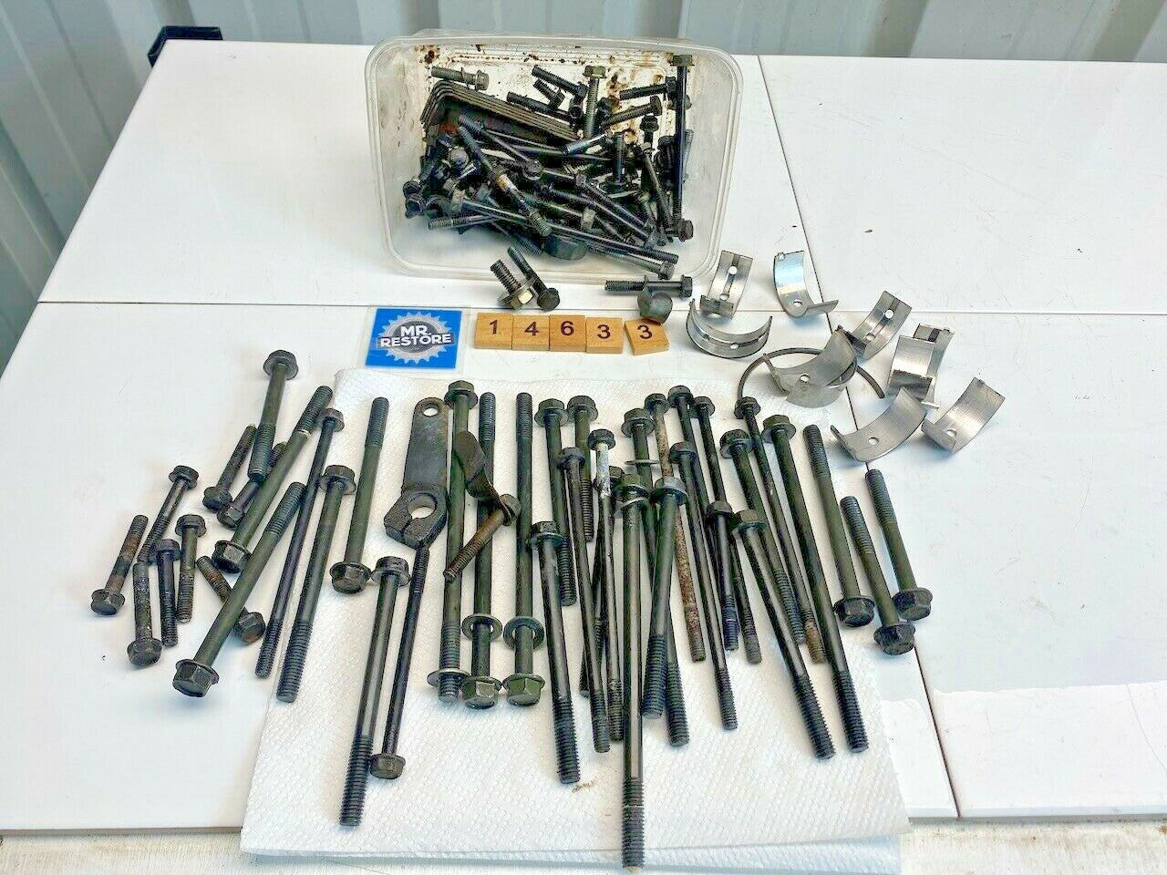 Kawasaki GPZ900R ZX900 Engine Nuts, Bolts & Other Parts From Engine Strip Down