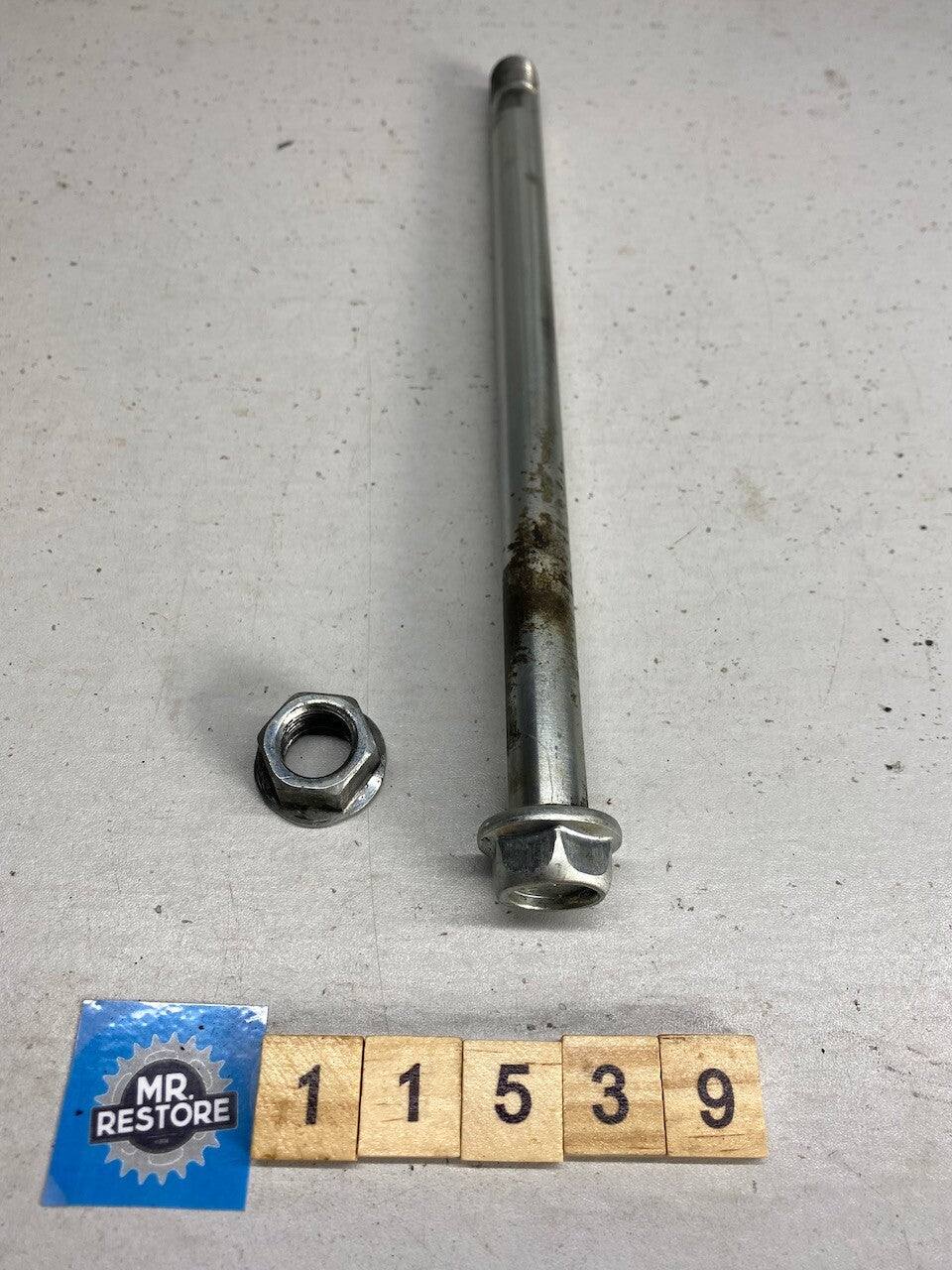 Kawasaki ZZR250 Swing Arm Spindle Axle & Nut