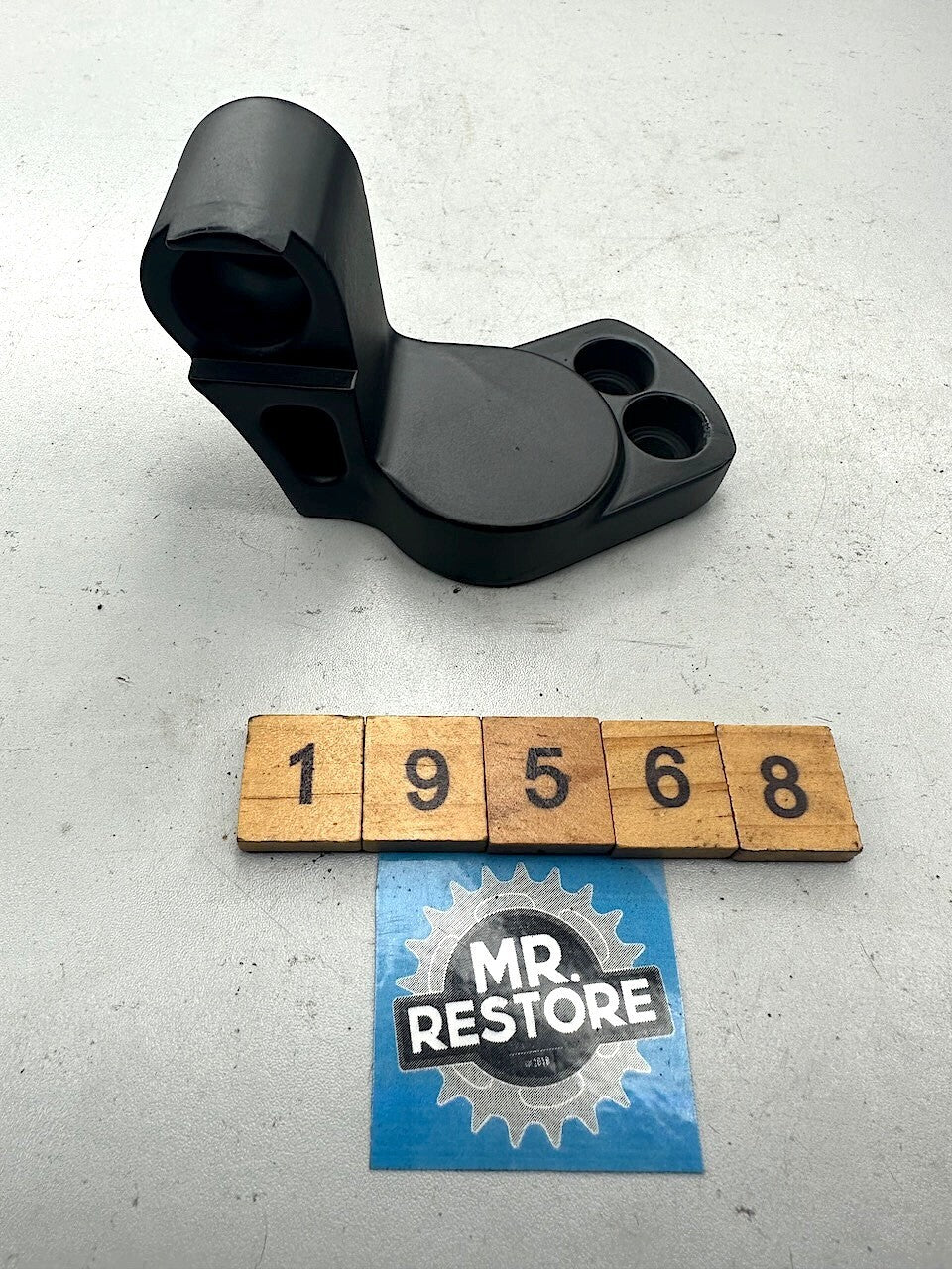 Kawasaki EX250 Ninja 1986-87 L/H Handlebar Holder (repainted in black)