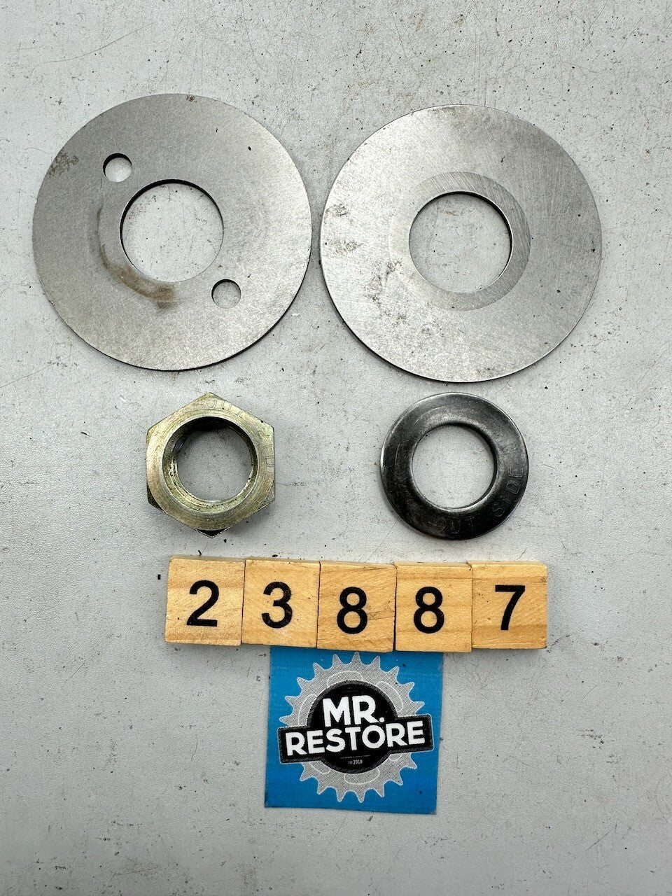 Kawasaki ZX750 Ninja 750R GPX750 '87-90' Clutch Thrust Washer, Spacer & Nut