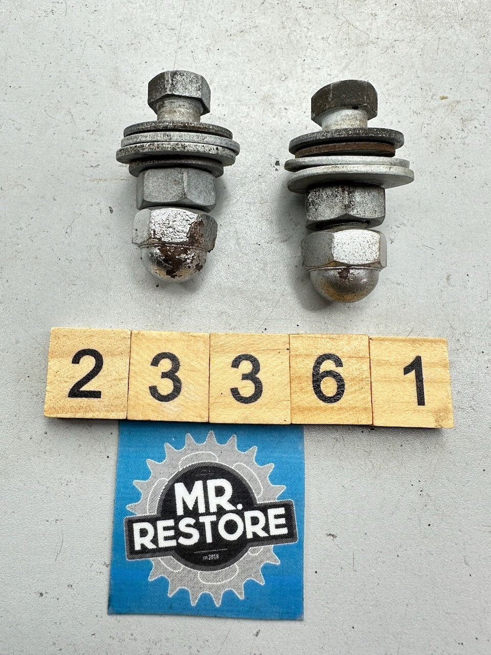 Yamaha V70 V80 V90 Rear Shock Absorber Fixing Bolts, Nuts & Washers
