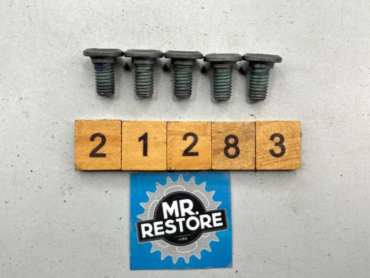 BMW Many Models Rear ABS Sensor Ring Brake Disc Bolt Set (x5) 33177709205