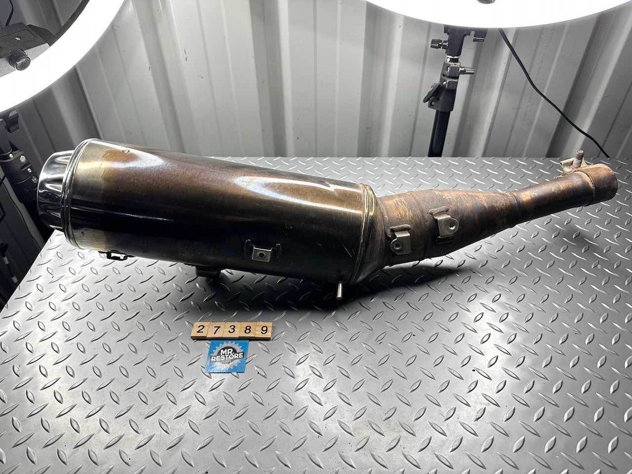 BMW F650GS '99-03' Left Exhaust Muffler 18122345849