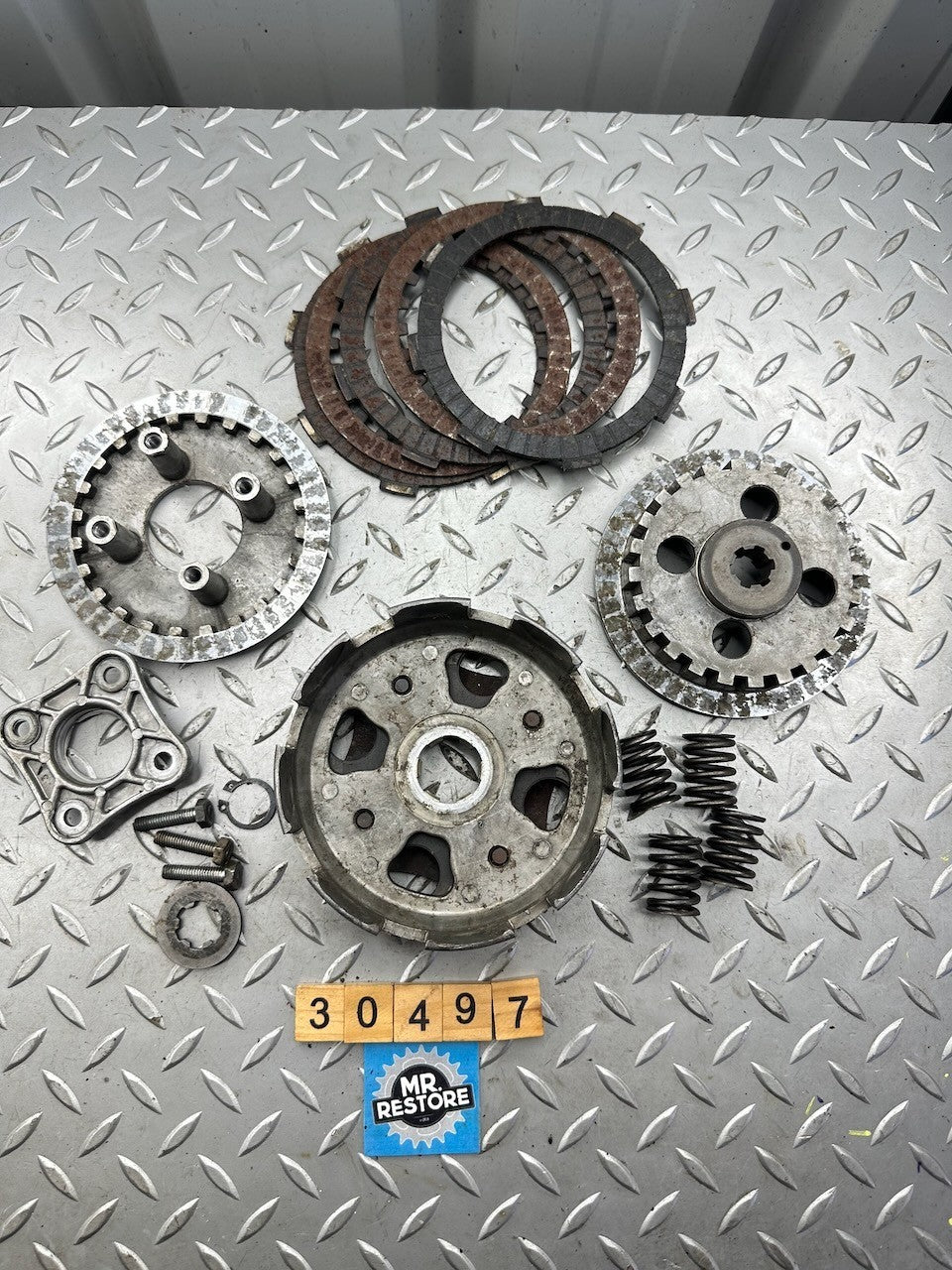 Honda XR75 1973-76 Clutch Assy. 22100-116  22121-115-010  22121-115-010