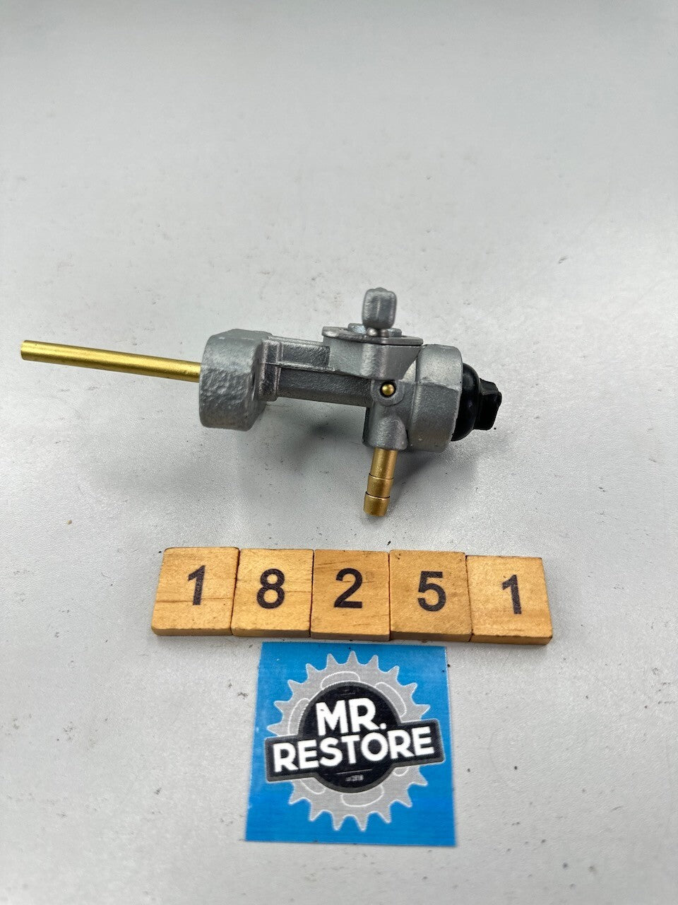 Yamaha Vintage Classic Genuine Fuel Tap Assy. (XT?) - Vapour Blasted