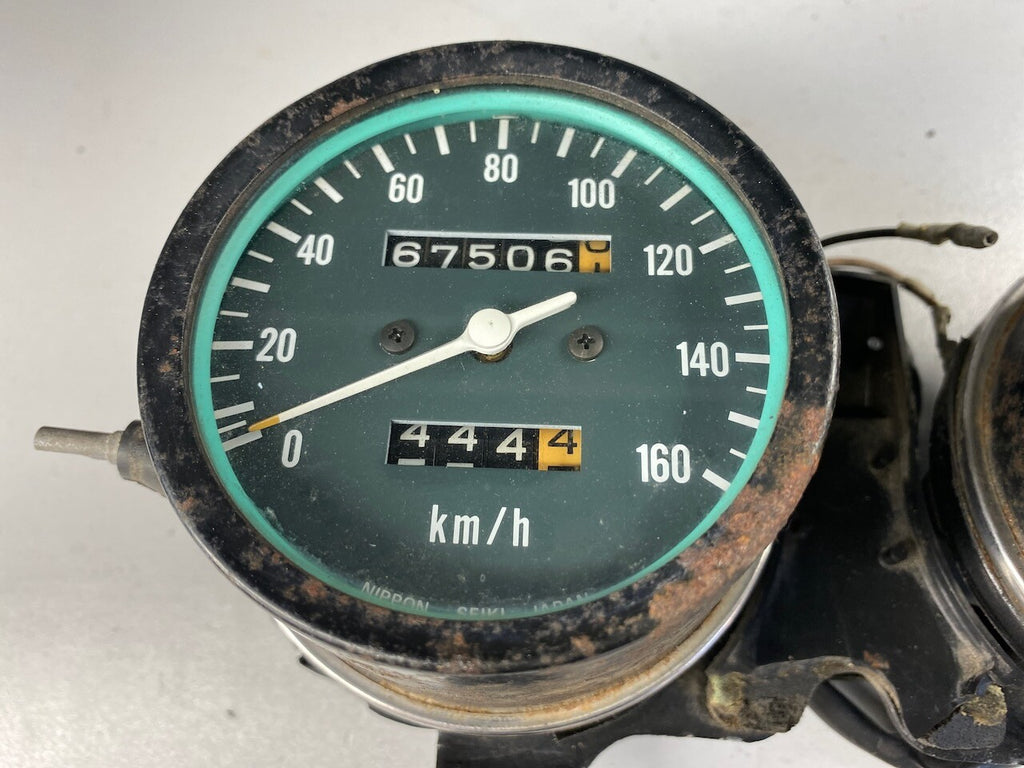 Kawasaki Z250 Dashboard Meters Instruments KMH - Tested 