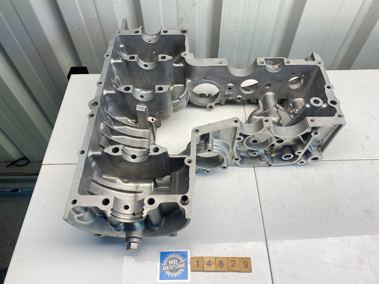 Kawasaki Z750 KZ750 EE Crank Cases - Vapour Blasted