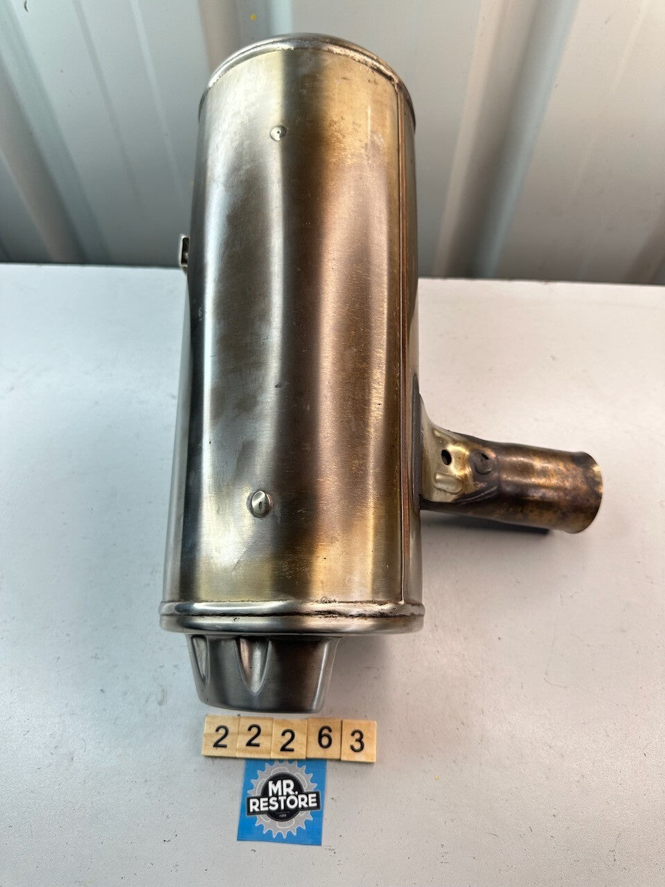 BMW G650GS 2010-15 Right Exhaust Muffler 18127728066  18127728050
