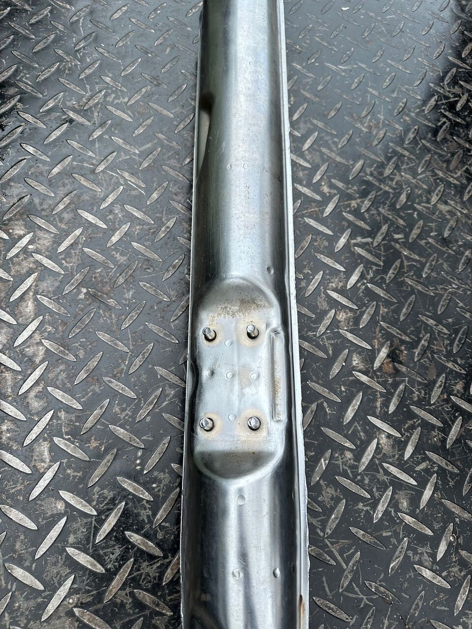 Suzuki GT250 R/H Exhaust Pipe Silencer Muffler & Baffle