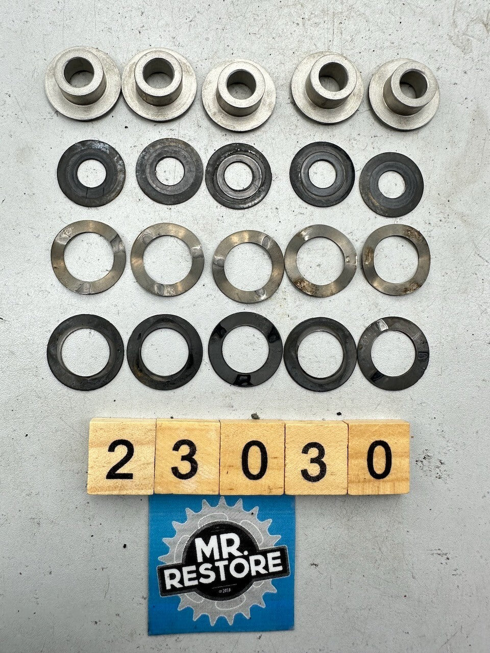 BMW Many Models Front Brake Rotor Disc Roller Pin & Washers Set of 5 OEM