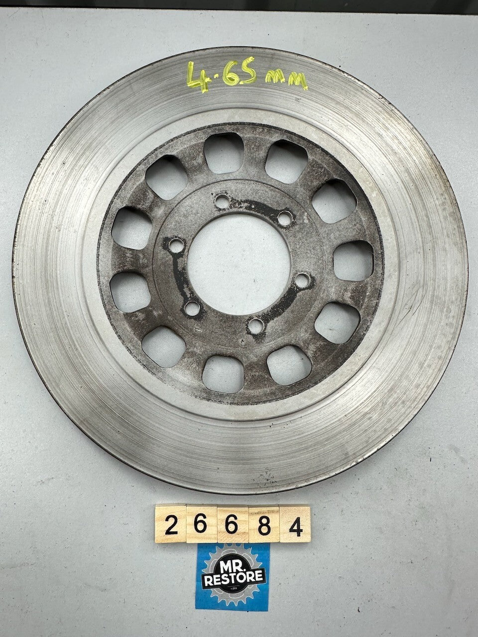 Yamaha RD350LC RD250LC RD400F (Front) SR500 1978-79 OEM (Rear) Brake Disc @4.65m