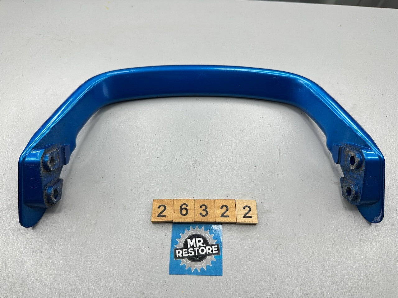 Yamaha XJR1300 Seat Grab Rail in OEM Metallic Blue 4KG-24773-00-PE