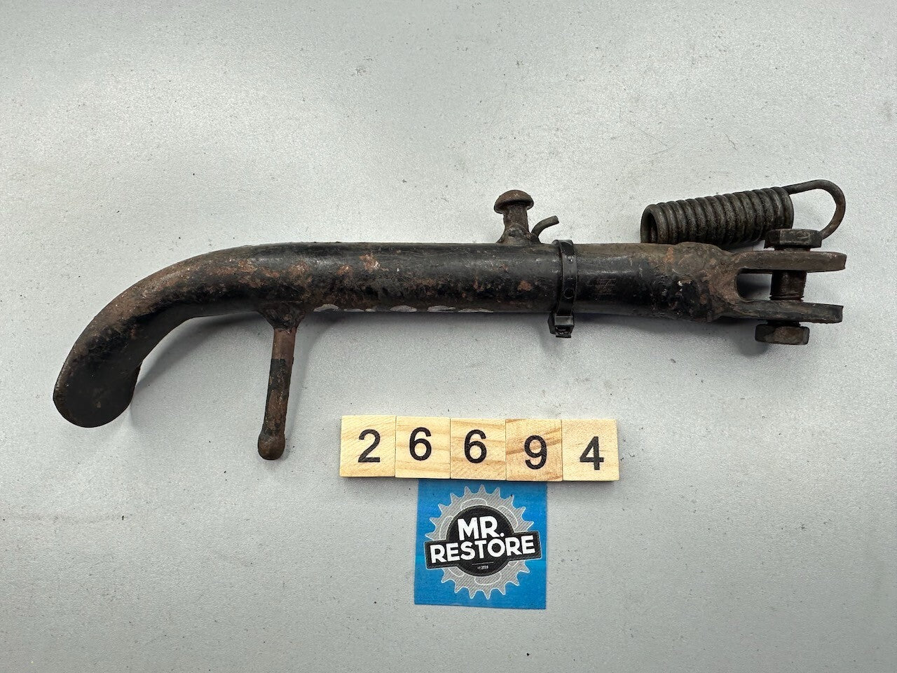 Suzuki GN250 Side Stand, Spring & Bolt