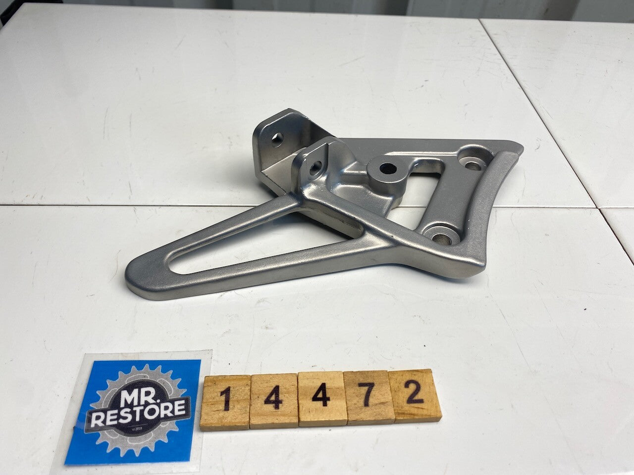 Yamaha SRX250 L/H Front Rider Foot Rest Bracket - Vapour Blasted