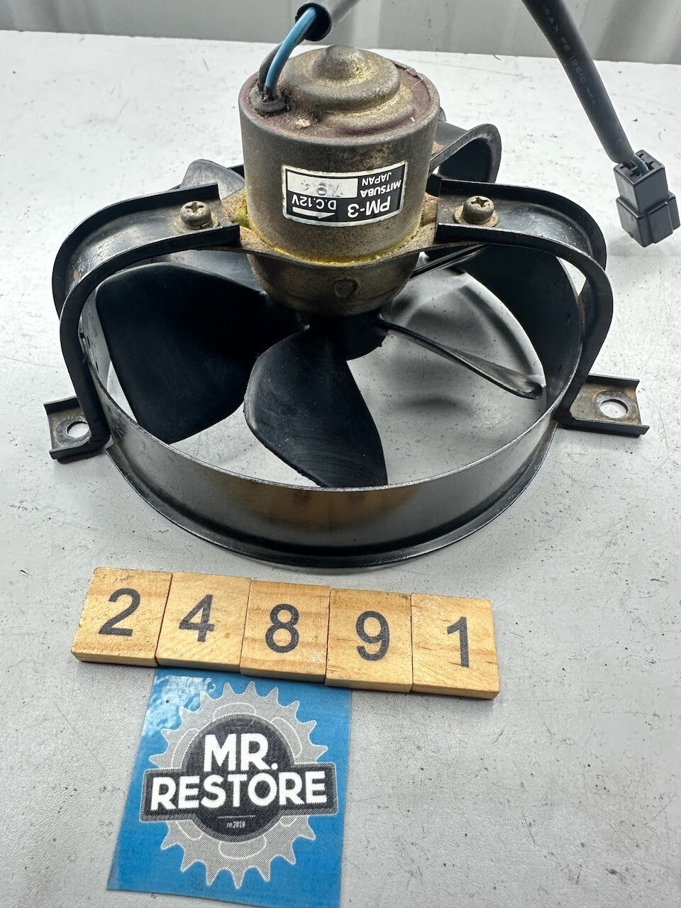 Honda CH250 Spacy Elite Radiator Fan (tested) 19015-KM1-831  19009-KM3-003