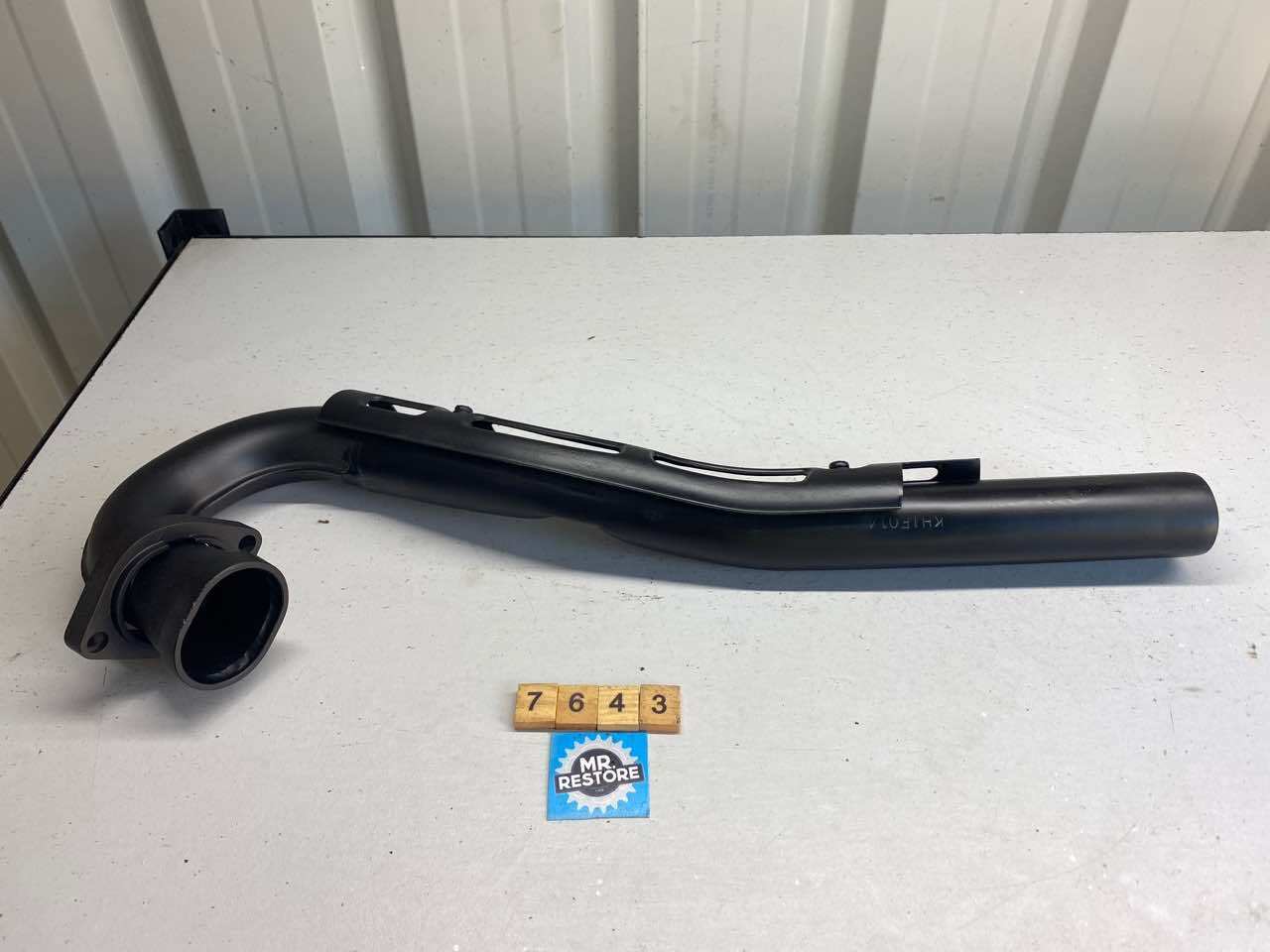 Kawasaki KL600R Exhaust Header & Guard - Painted Stainless Steel KHI E014 - OEM