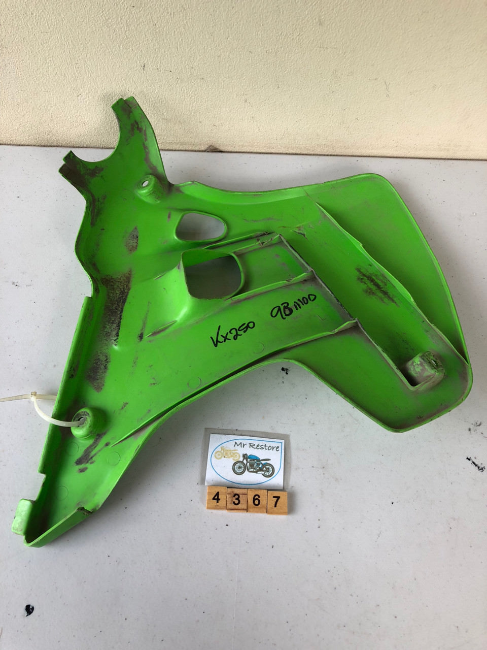 Kawasaki KX250 49089-1104 L/H Side Panel Genuine OEM VMX Classic