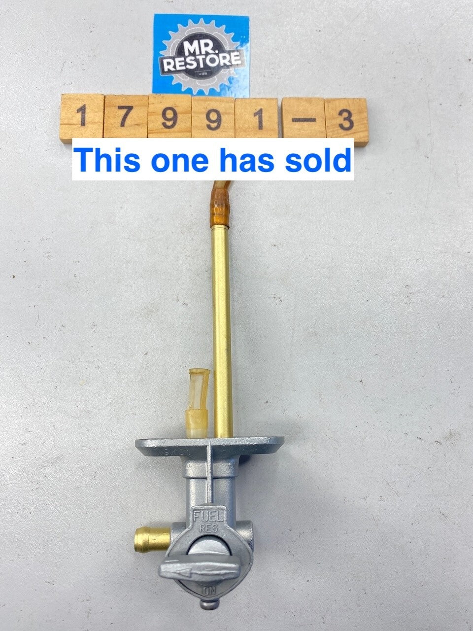 Suzuki RGV250 OEM Fuel Tap Cock Assy - Vapour Blasted