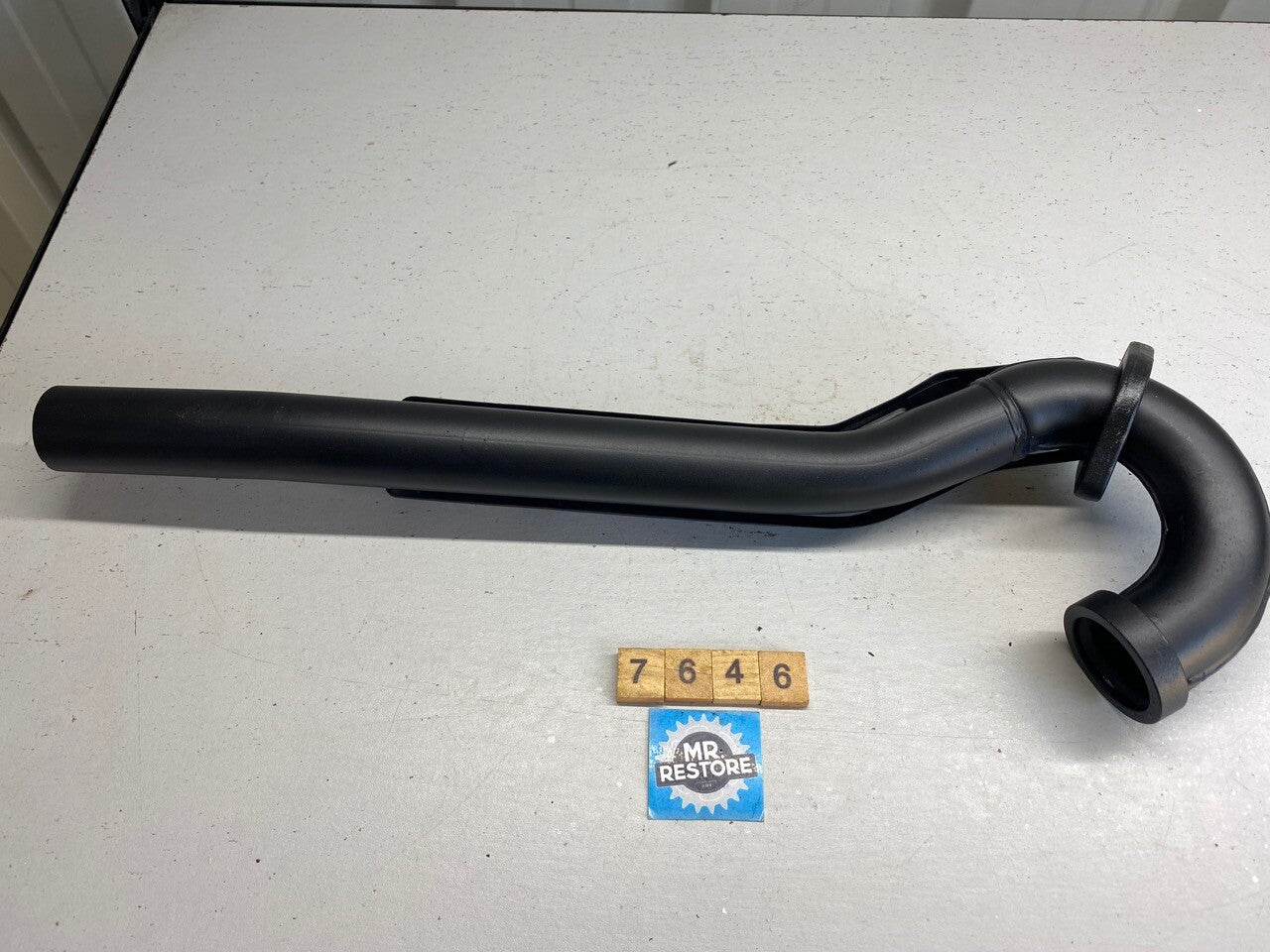 Kawasaki KLR250 Exhaust Header & Guard - Stainless Steel OEM - KHI E016 -Painted