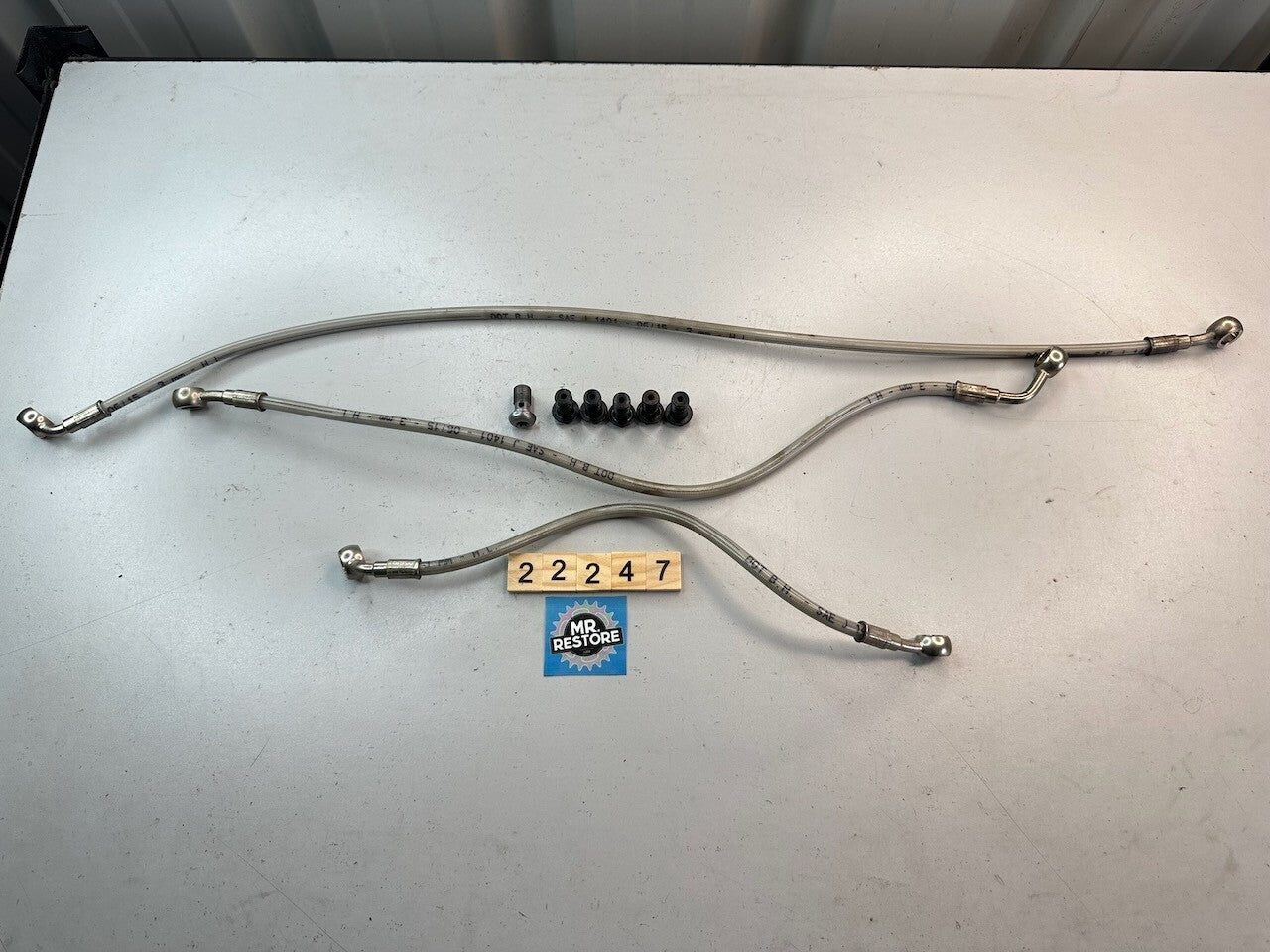 BMW G650GS 2008-15 ABS Brake Hose Pipe Front & Rear Set