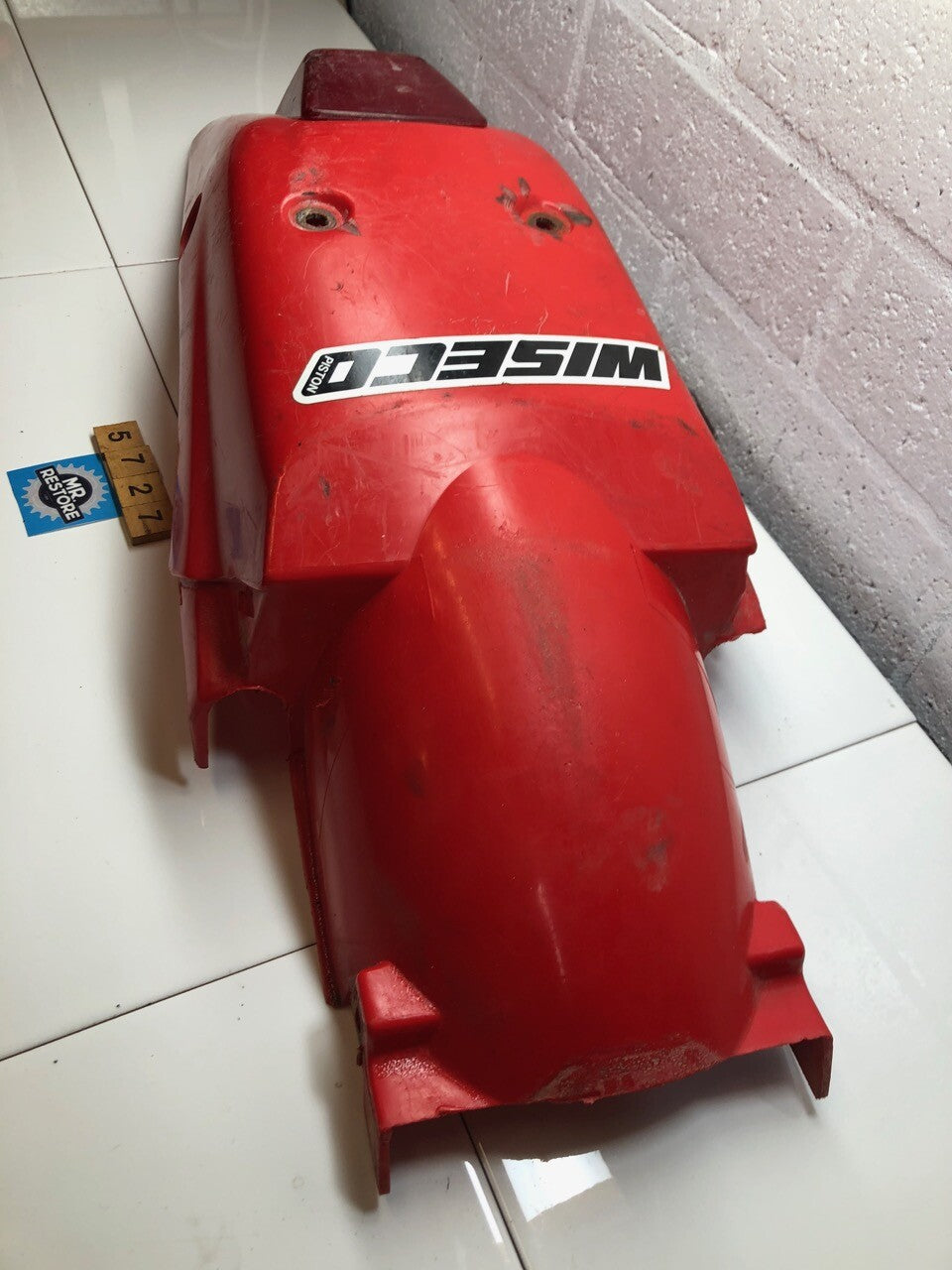 Honda XR 250 400 (1996) Rear Fender Mudguard & Tail Light OEM KCZ-A