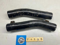 Suzuki GSX250FW Pair Exhaust Pipe Muffler Heat Guards & Clamps