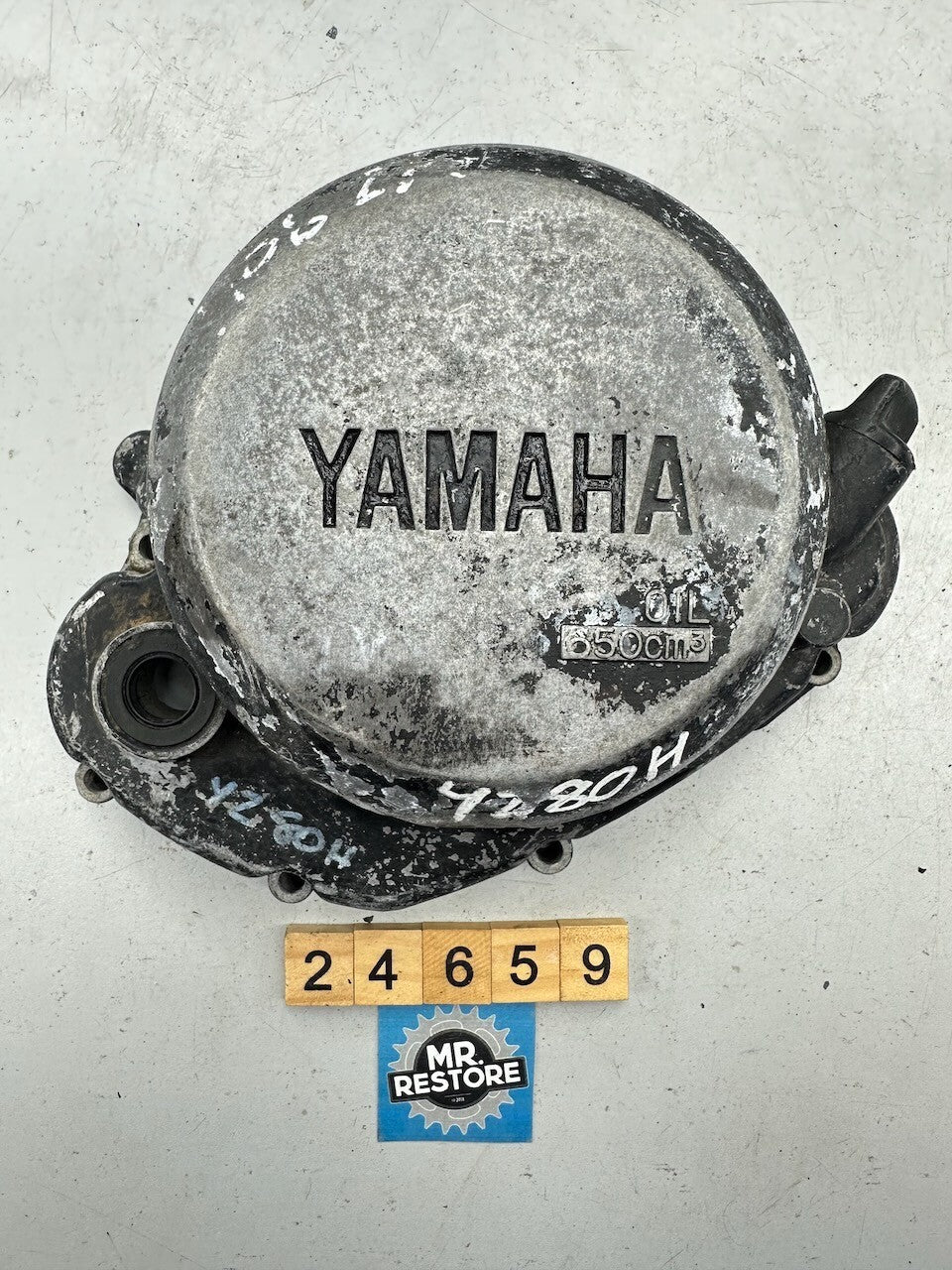 Yamaha YZ80 H 1981 YZ60 H 1981-82 RH Crankcase Clutch Cover 4V0-15421-00