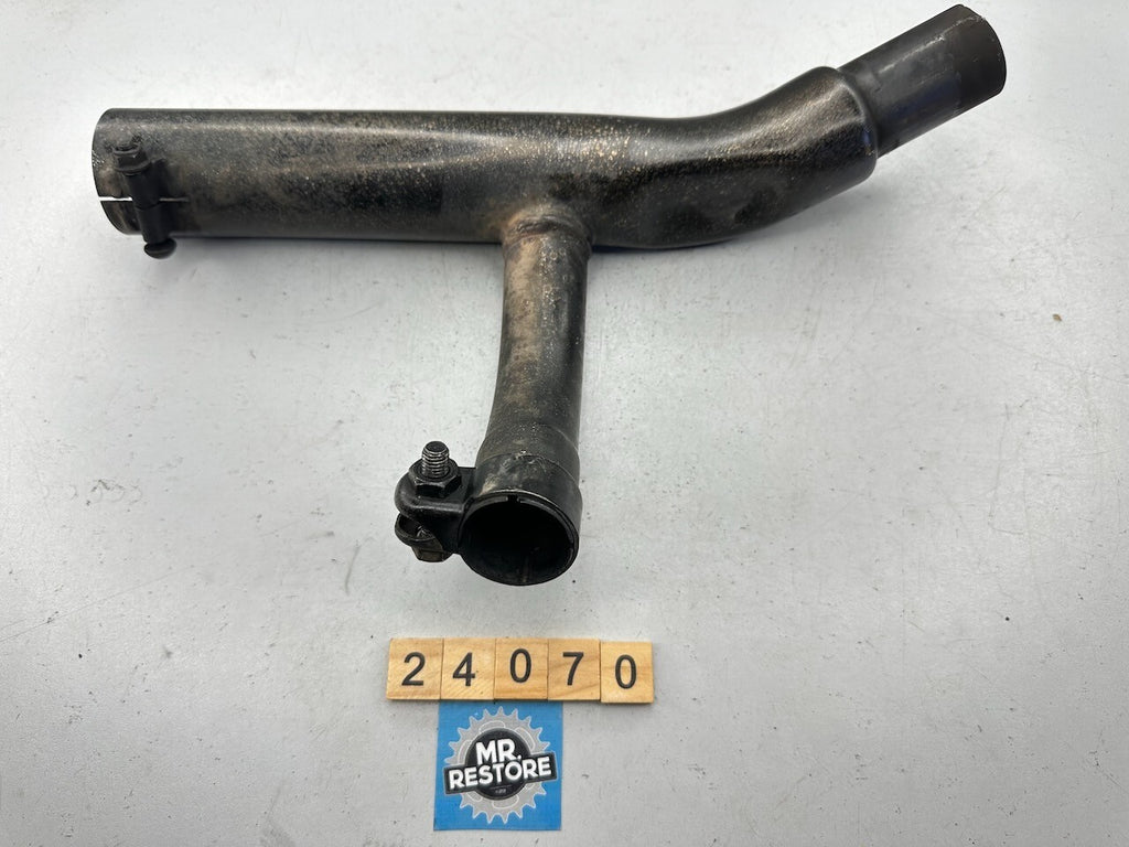 Triumph Speed Triple T300 - OEM R/H Exhaust Downpipe Header & Clamp