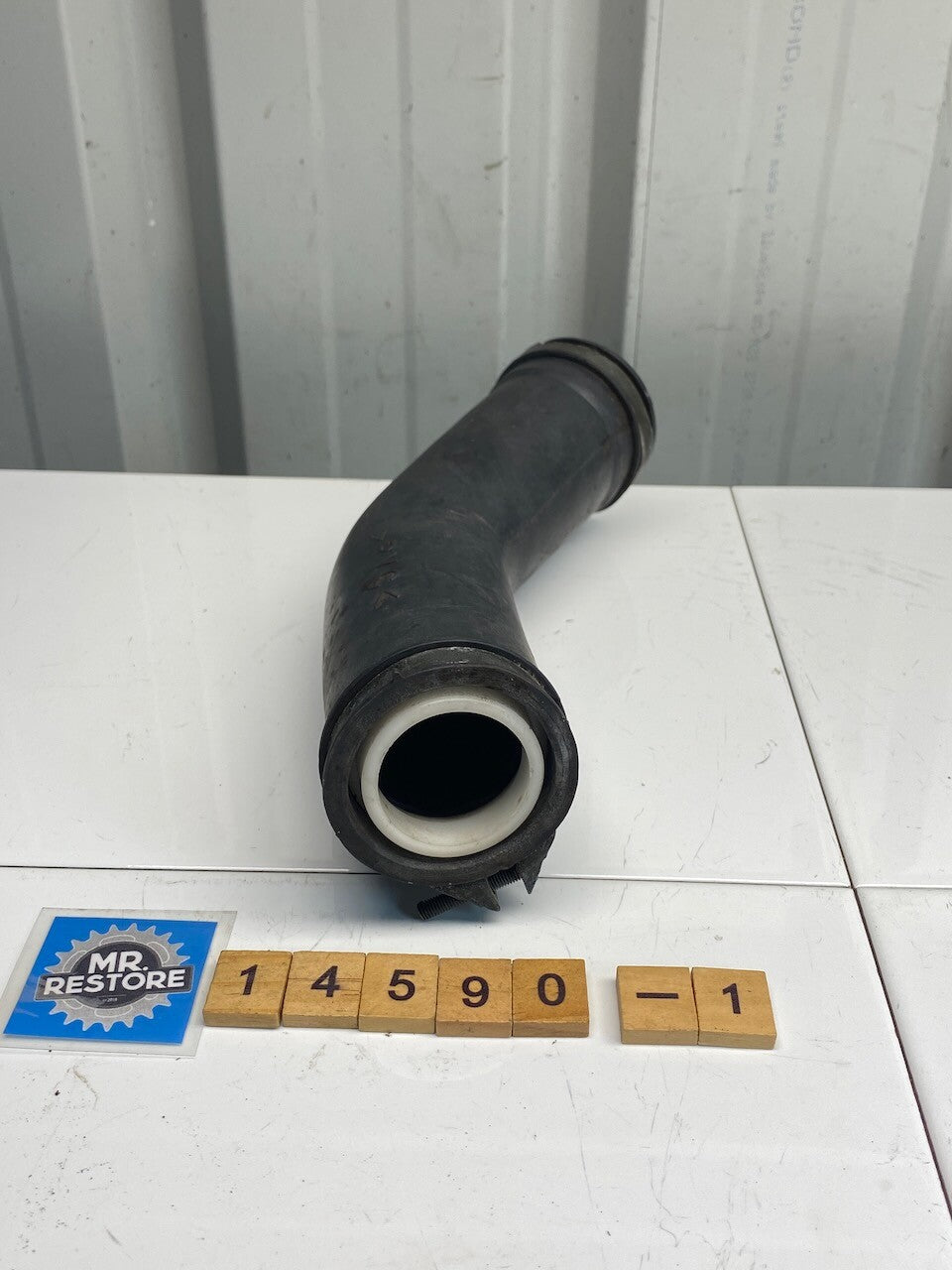 Yamaha FZR600 Surge Tank Joint, Clips & Silencer Pipe 4TV-1446F (2)