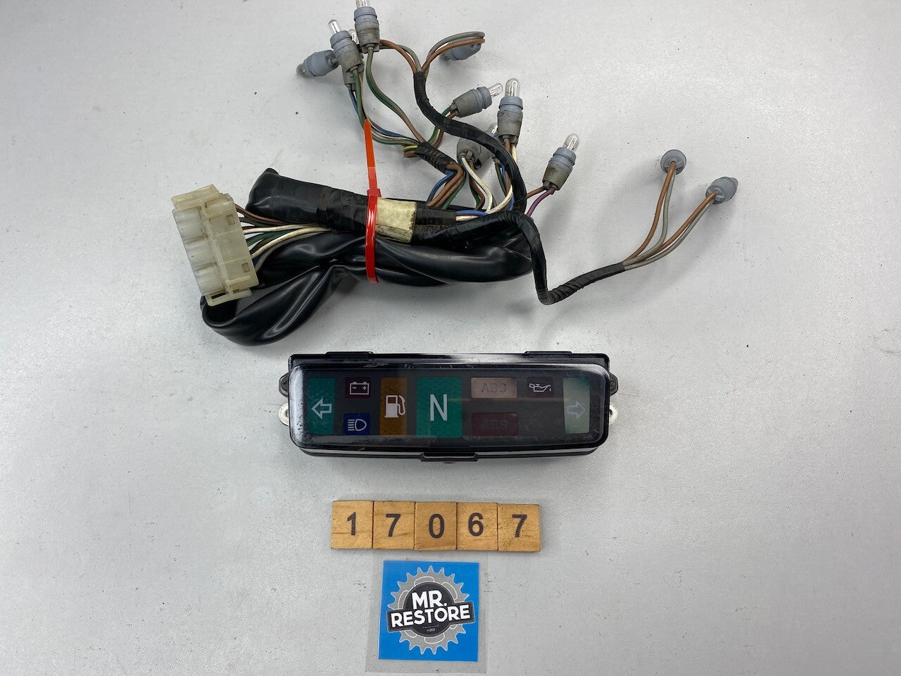 BMW R1150 R1100 R850 259T 259E Tell Tale Dash Light Unit & Wire Loom 62142306443