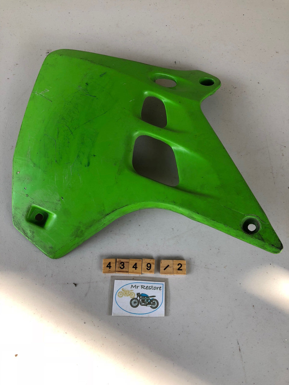Kawasaki KX250 KDX125 (2 available) Side Panel Genuine OEM 49089-1092 VMX