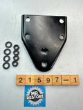 Suzuki GT250 OEM Exhaust Pipe Silencer Muffler Bracket & Nuts (painted)