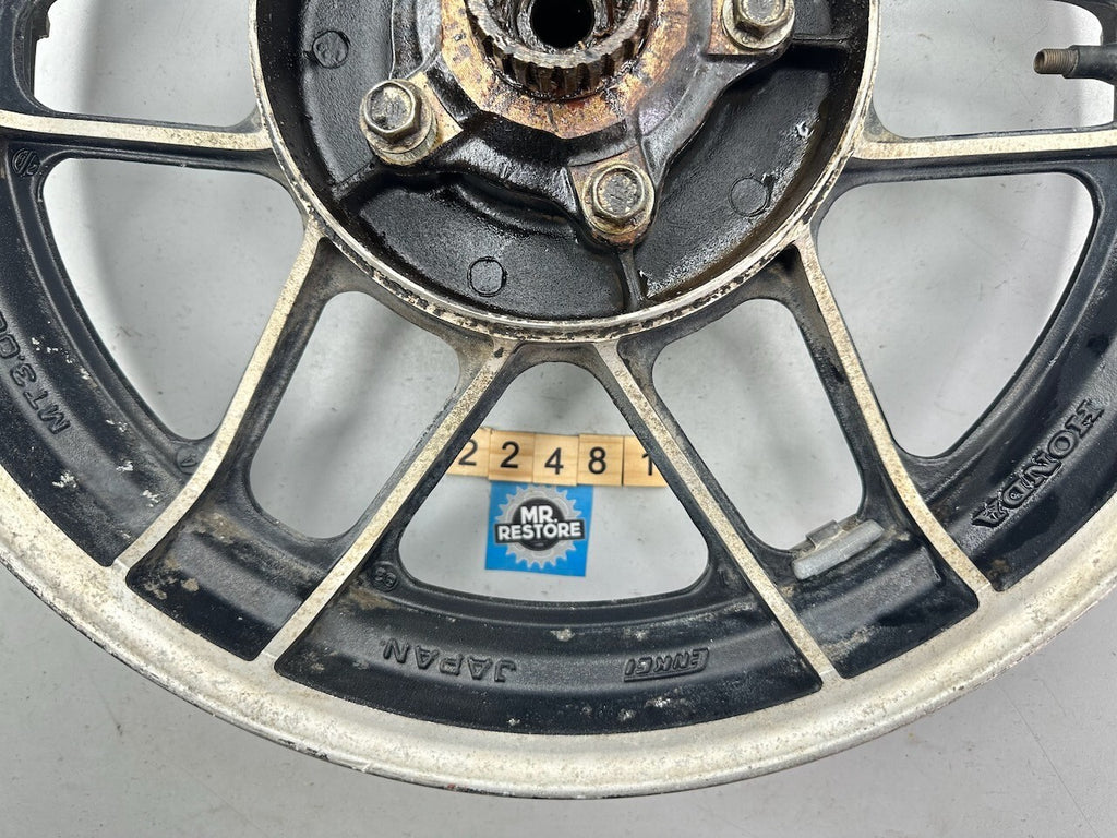 Honda Nighthawk CB650SC VT500 Shadow 1984 16 x 3.00 Rear Wheel Rim (68M)