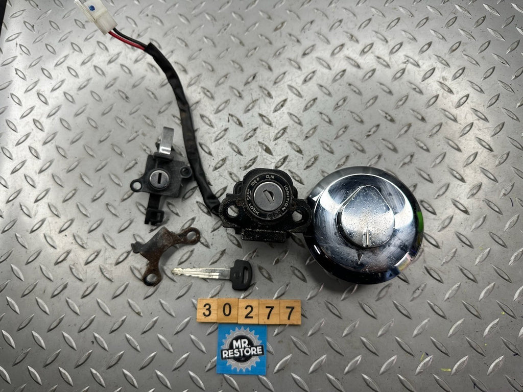 Honda CBF250 '06-09' OEM Lock Set & Key 35010-KPF-790  17620-KPC-641