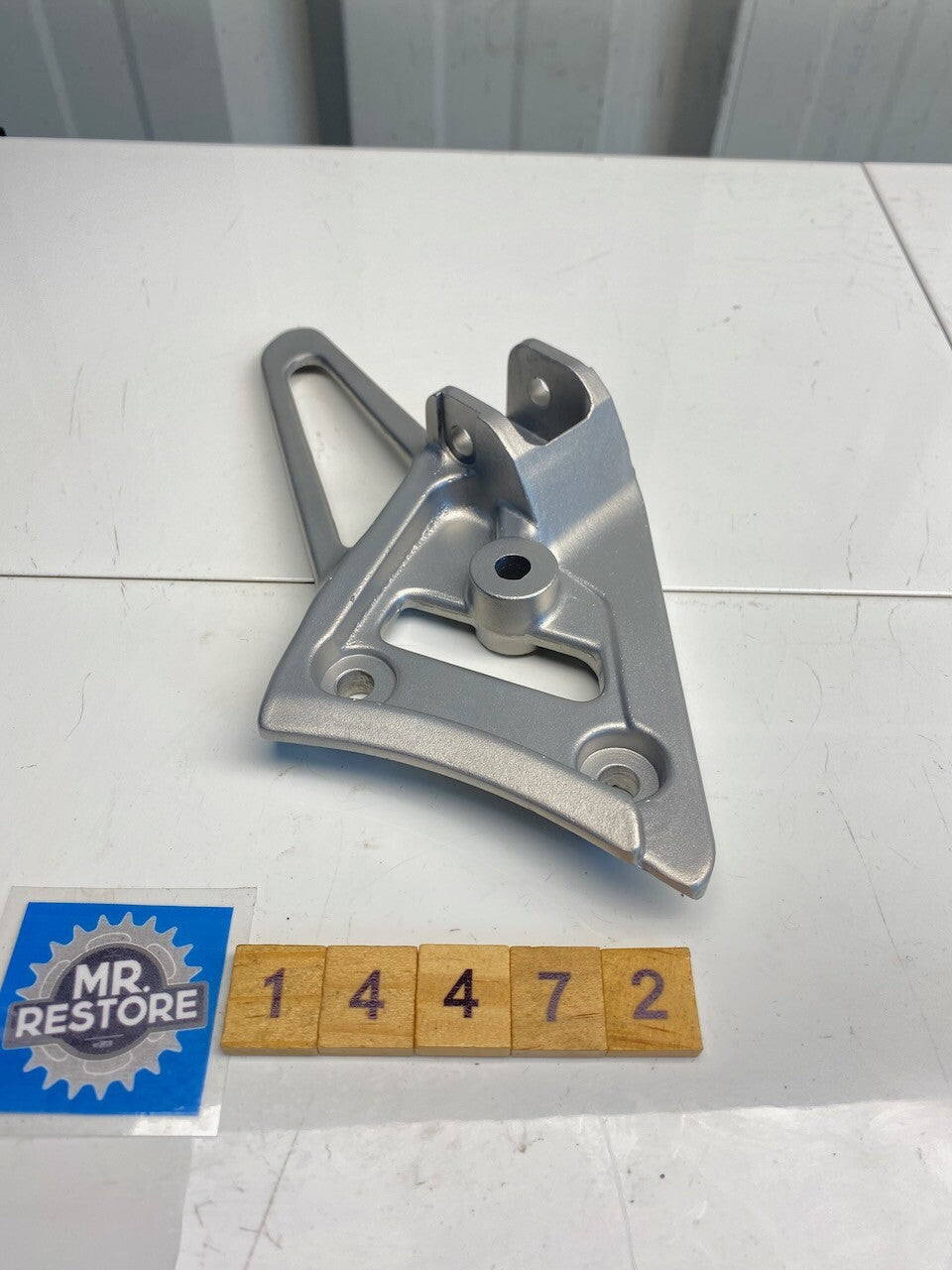 Yamaha SRX250 L/H Front Rider Foot Rest Bracket - Vapour Blasted