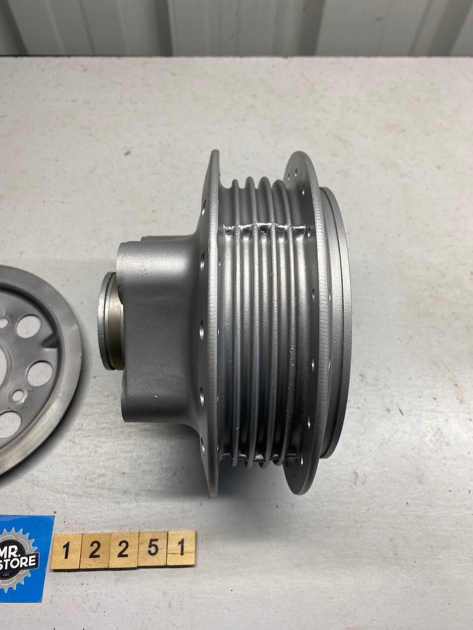 Honda CB200 Rear Wheel Hub Assy - Vapour Blasted