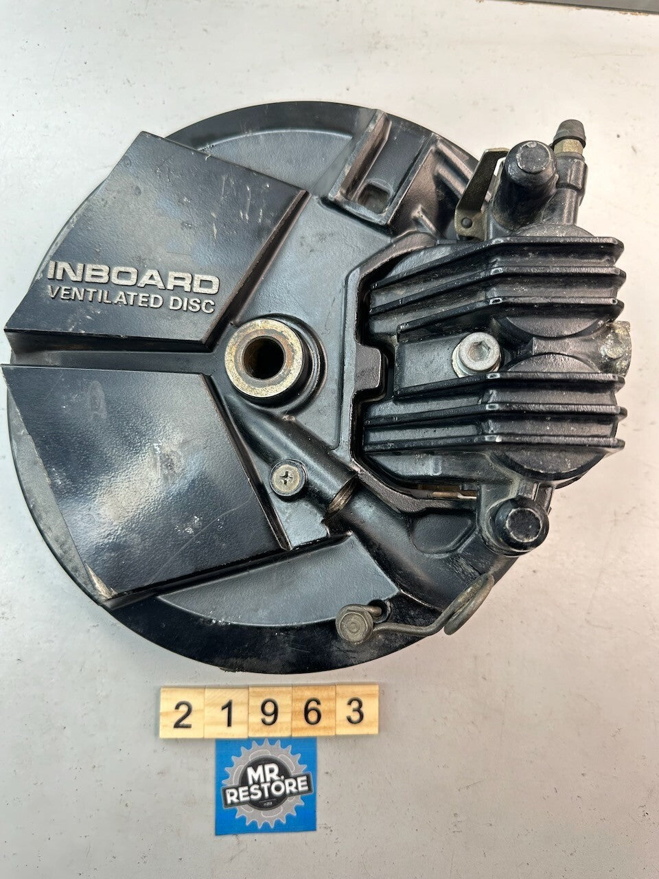 Honda VT 250F "In Board Ventilated Disc" Brake Caliper & Plate