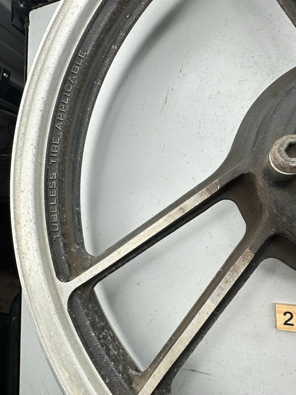 Suzuki GSX250 Rear Wheel 18x2.15 (Dated 1984)
