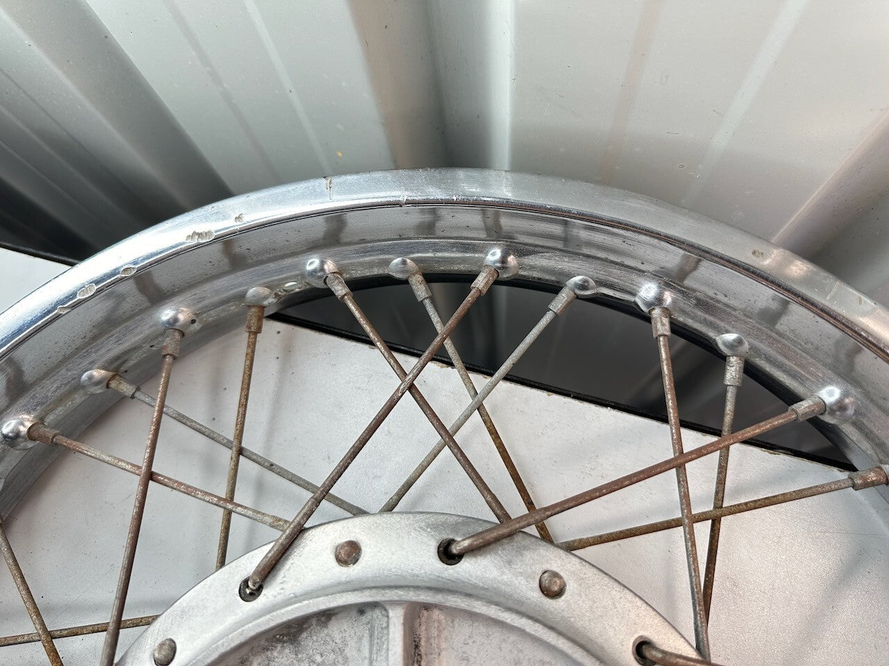 Kawasaki KH500 OEM Takasago 18" Rear Wheel