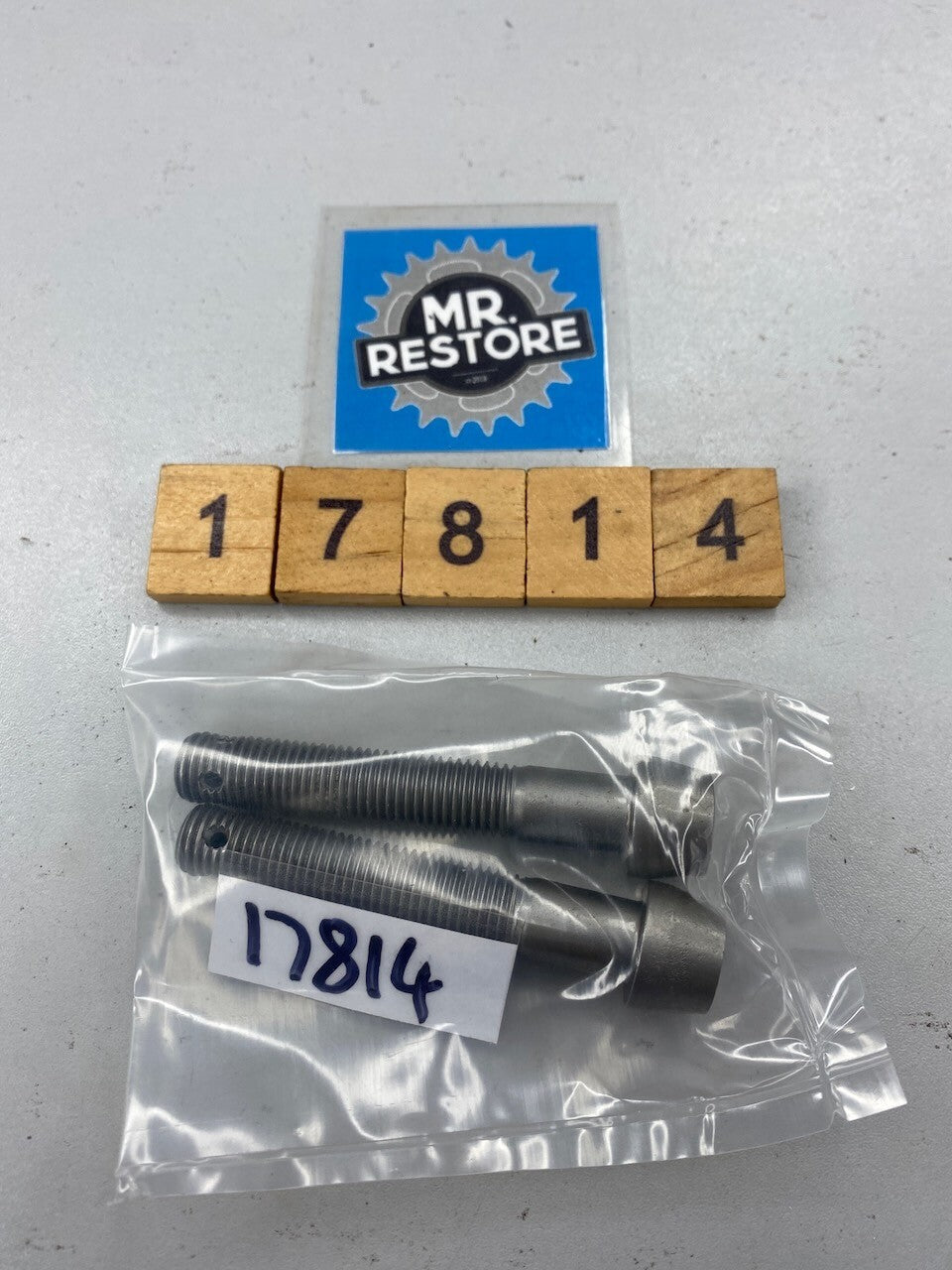 Suzuki RG500 RG400 Steering Stem Grip Bolt Pair (Rare original type) 07110-10305
