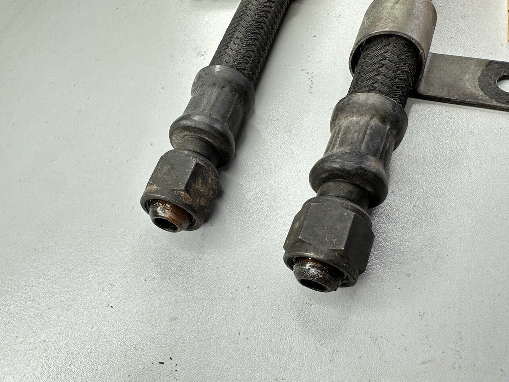 Suzuki GSX550 GSX500 Pair of Oil Cooler Hose Line Pipes