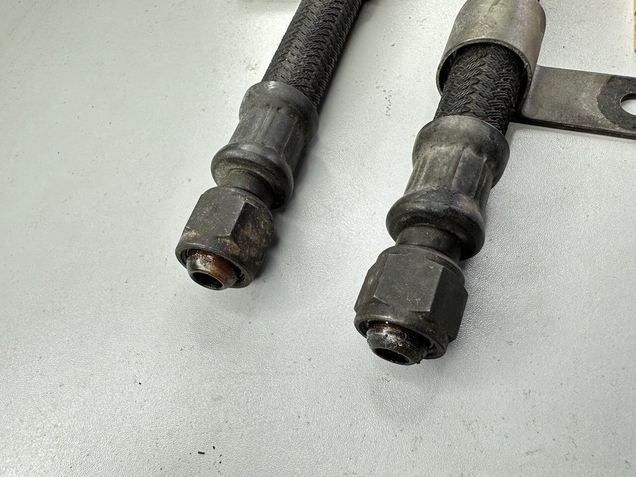 Suzuki GSX550 GSX500 Pair of Oil Cooler Hose Line Pipes