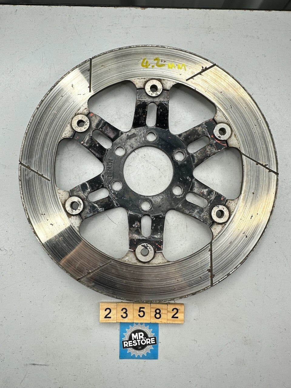 Suzuki GSX1100 '84-86' GS1150 '85-86' OEM Left Front Brake Disc @4.2mm