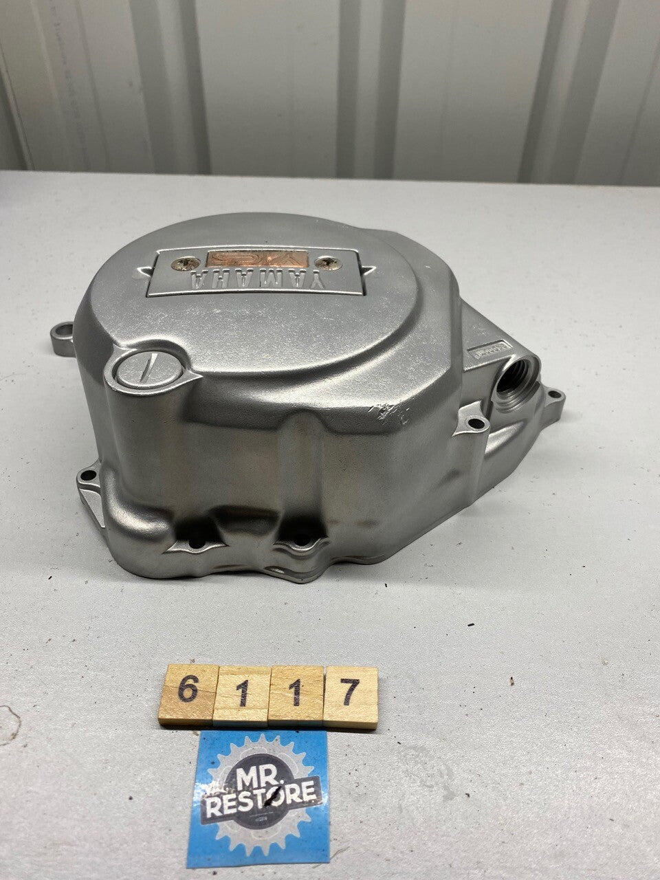 Yamaha XZ 500 Side Cover - Vapour Blasted