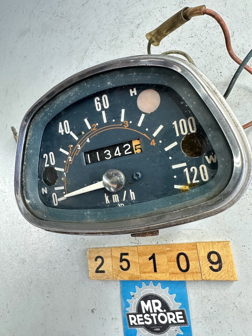 Honda CT110 CT90 etc. Postie Vintage KMH Speedometer (Tested)