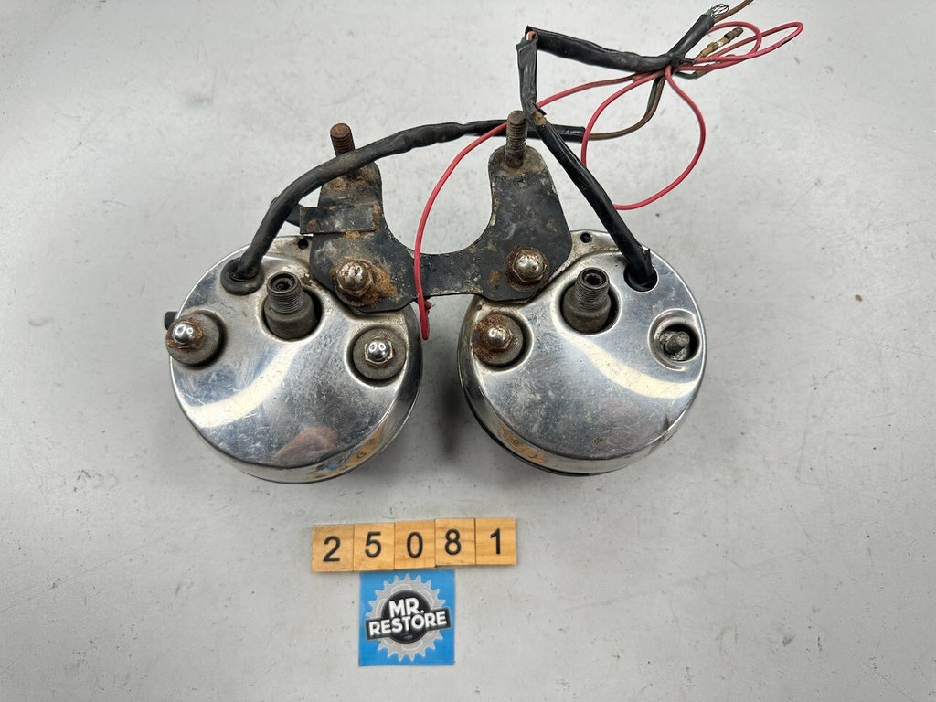 Honda CB350 Four (Early) KMH Speedometer Tachometer, Harness & Bracket (Tested)